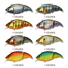 Load image into Gallery viewer, 1PC 71MM/9.7G Two Section Lure Bait Floating Minnow Bass And Trout Crankbait Fishing Accessories