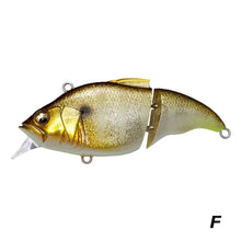 Load image into Gallery viewer, 1PC 71MM/9.7G Two Section Lure Bait Floating Minnow Bass And Trout Crankbait Fishing Accessories