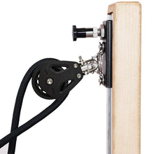 Load image into Gallery viewer, 1PC Nylon High Load Capacity Single Pulley Universal Head Swivel Sailboat Plain Bearing Block Rope Runner Boat Accessories