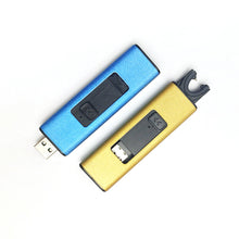 Load image into Gallery viewer, Windproof Single Pulse Arc Lighter Flameless Plasma USB Rechargeable Lighter for Men's Gift Candles Outdoor BBQ