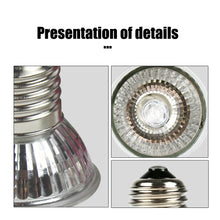 Load image into Gallery viewer, 25W 50W 75W UVA+UVB Pet Reptile Heating Lamp Heat Light Bulb Turtle Lizard Heater Bulb Full Spectrum Sunlamp for Amphibian