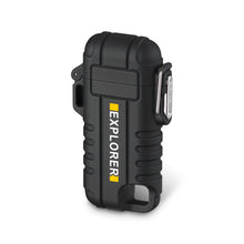 Load image into Gallery viewer, 360° Rotation Hose Electric Arc Plasma Lighter Ignition Outdoor Camping Windproof Lighter Smoking USB Type-C Waterproof Charging Port