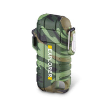 Load image into Gallery viewer, 360° Rotation Hose Electric Arc Plasma Lighter Ignition Outdoor Camping Windproof Lighter Smoking USB Type-C Waterproof Charging Port