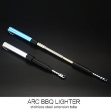 Load image into Gallery viewer, 28inch USB Windproof Electric Arc Lighters Rechargeable with Long Adjustable Handle Cigarette Lighters Plasma Pulsed Powerful for Kitchen Outdoor BBQ Candle