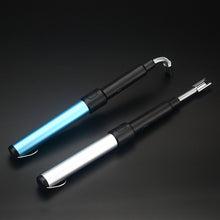 Load image into Gallery viewer, 28inch USB Windproof Electric Arc Lighters Rechargeable with Long Adjustable Handle Cigarette Lighters Plasma Pulsed Powerful for Kitchen Outdoor BBQ Candle