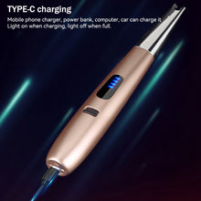 Load image into Gallery viewer, Electric Arc Ignition Windproof Pulse Flameless Plasma Ignition Candle Lighters USB Rechargeable Lighter for Home Kitchen Outdoor BBQ Aromatherapy Candle