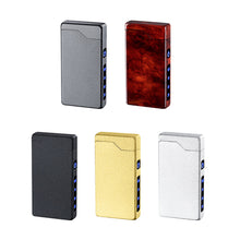 Load image into Gallery viewer, Windproof Double Arc Metal Lighter USB LED Power Lighter Digital Display Touch Sensor Lighters Rechargeable Type-C Charging Interface