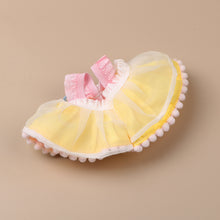 Load image into Gallery viewer, Miniature Pearl Bow Lace Trimmed Skirt for 11cm Dolls Cute DIY Doll Clothes Lovely Outfit Gifts for Girls Friends