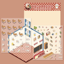 Load image into Gallery viewer, Multi Scenario 3D Miniature Landscaping PET Stickers DIY Decompression Stickers for Children Adult Parenting Interactive Sticker