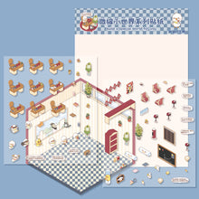 Load image into Gallery viewer, Multi Scenario 3D Miniature Landscaping PET Stickers DIY Decompression Stickers for Children Adult Parenting Interactive Sticker