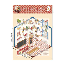 Load image into Gallery viewer, Multi Scenario 3D Miniature Landscaping PET Stickers DIY Decompression Stickers for Children Adult Parenting Interactive Sticker