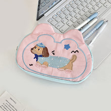 Load image into Gallery viewer, Puppy Mini Cosmetic Bag Multifunctional Soft Stationery Holder Bag Pouch for Make Up Kit Candy Color Small Item Bag Girls