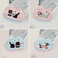 Load image into Gallery viewer, Puppy Mini Cosmetic Bag Multifunctional Soft Stationery Holder Bag Pouch for Make Up Kit Candy Color Small Item Bag Girls