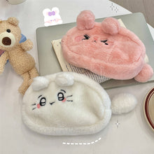 Load image into Gallery viewer, Cute Plush Pencil Case Large Capacity Zipper Stationery Bag Student Stationery Storage Bags Cartoon Cosmetics Storage Bag