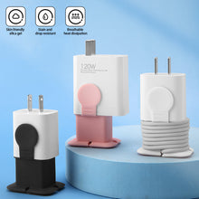 Load image into Gallery viewer, 2 in 1 Silicone Charger Protector For iPhone Charger Silicone Protective Case Anti-Break Protection Cable Storage