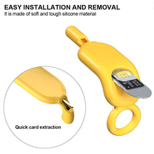 Load image into Gallery viewer, 2 IN 1 SIM Card Removal Needle Pin with Protector Holder Anti-Lost Phone SIM Cards Storage Case Tray Ejector Needle Opener