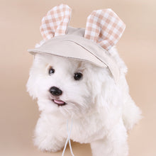 Load image into Gallery viewer, Spring Pet Sun Hat for Cats and Dogs Breathable Fisherman Cap with Ear Holes Sun Protection and Shade for Outdoor Activities