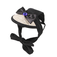Load image into Gallery viewer, Spring Pet Sun Hat for Cats and Dogs Breathable Fisherman Cap with Ear Holes Sun Protection and Shade for Outdoor Activities