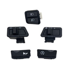 Load image into Gallery viewer, 6Pcs Motorcycle Head Light Horn Dimmer Turn Starter Single Headlight Switch Button For Honda Suzuki ATV Moped Scooter