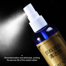 Load image into Gallery viewer, 1 Bottle 100ML Blue Bottle Table Tennis Racket Cleaner Pressing Spray Design Rubber Cleaning Maintenance Tackifier