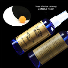 Load image into Gallery viewer, 1 Bottle 100ML Blue Bottle Table Tennis Racket Cleaner Pressing Spray Design Rubber Cleaning Maintenance Tackifier