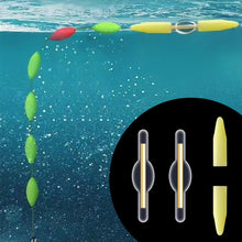 Load image into Gallery viewer, 1Pack /2PCS Self-Illuminating Seven Star Floating Night Fishing High Buoyancy Glow Rod Fishing Accessories