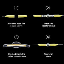 Load image into Gallery viewer, 1Pack /2PCS Self-Illuminating Seven Star Floating Night Fishing High Buoyancy Glow Rod Fishing Accessories