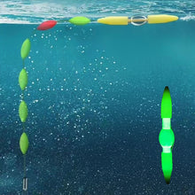 Load image into Gallery viewer, 1Pack /2PCS Self-Illuminating Seven Star Floating Night Fishing High Buoyancy Glow Rod Fishing Accessories