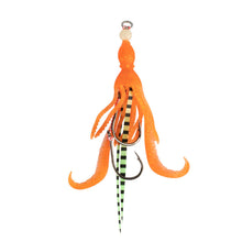Load image into Gallery viewer, 1PC 10.5CM/7G TPE Eco-Friendly Sea Fishing Octopus String Hook High Elasticity Bionic Squid Double Hook Lure Fluorescence Soft Bait
