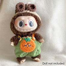 Load image into Gallery viewer, Miniature Fruit Pantsuit with Straps for 17cm Labubu Dolls Cute DIY Doll Clothes Fashion Accessories Lovely Outfit Gifts for Girls Friends