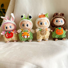Load image into Gallery viewer, Miniature Fruit Pantsuit with Straps for 17cm Labubu Dolls Cute DIY Doll Clothes Fashion Accessories Lovely Outfit Gifts for Girls Friends