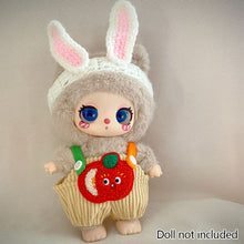 Load image into Gallery viewer, Miniature Fruit Pantsuit with Straps for 17cm Labubu Dolls Cute DIY Doll Clothes Fashion Accessories Lovely Outfit Gifts for Girls Friends