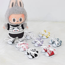 Load image into Gallery viewer, 17cm Cotton Canvas Shoes for Labubu Dolls Sports Boots Casual Doll Shoes, 3.8cm Doll Accessories DIY Doll Toys