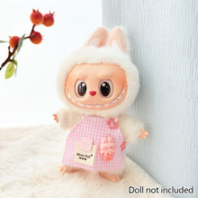 Load image into Gallery viewer, Clothes for 17cm Labubu Fashion Clothes Cartoon Aprons Comfortable Miniature Clothes Doll Mini Fashion Accessories