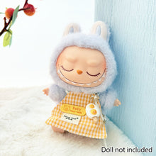 Load image into Gallery viewer, Clothes for 17cm Labubu Fashion Clothes Cartoon Aprons Comfortable Miniature Clothes Doll Mini Fashion Accessories