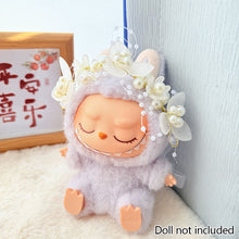 Load image into Gallery viewer, Miniature Floral Pearl Dress for 17cm Labubu Dolls Cute DIY Doll Clothes Fashion Accessories Lovely Outfit Gifts for Girls Friends