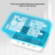 Load image into Gallery viewer, LED Screen Upper Arm Cuff Blood Pressure Monitor Electronic Digital Sphygmomanometer Medical BP Monitors Tensiometer