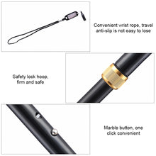 Load image into Gallery viewer, For The Elderly Retractable Non-slip Walking Sticks Aluminum Alloy Multifunctional Cane With Led Light Old Men Crutch