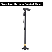 Load image into Gallery viewer, For The Elderly Retractable Non-slip Walking Sticks Aluminum Alloy Multifunctional Cane With Led Light Old Men Crutch