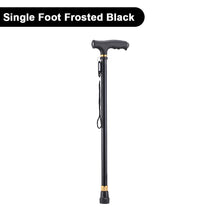 Load image into Gallery viewer, For The Elderly Retractable Non-slip Walking Sticks Aluminum Alloy Multifunctional Cane With Led Light Old Men Crutch