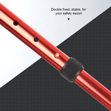 Load image into Gallery viewer, Aluminum Alloy Telescopic Crutch Two Section Telescopic Crutch Anti Slip Elderly Walking Cane Mountain Climbing Cane