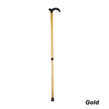 Load image into Gallery viewer, Aluminum Alloy Telescopic Crutch Two Section Telescopic Crutch Anti Slip Elderly Walking Cane Mountain Climbing Cane