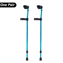 Load image into Gallery viewer, Folding Elbow Crutch Fracture Injury Anti Fall Armpit Instruments Crutches Rehabilitation Walking Aids Elderly Canes Aluminum Alloy