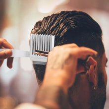 Load image into Gallery viewer, Heat-resistant Durable Barber Comb Level Gauge Shovel Comb Precise Positioning Comb Fast Trimming Household Salon Comb for Men