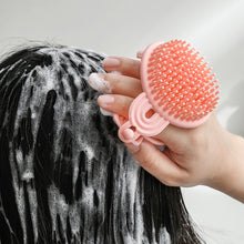 Load image into Gallery viewer, Soft Double-sided Shampoo Brush Scalp Massage Clean Shampoo Comb Portable Wet Dry Dual-use Shampoo Brush for Adults Children