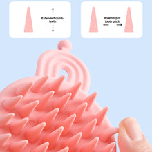 Load image into Gallery viewer, Soft Double-sided Shampoo Brush Scalp Massage Clean Shampoo Comb Portable Wet Dry Dual-use Shampoo Brush for Adults Children