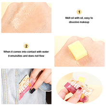 Load image into Gallery viewer, Mini Portable Makeup Remover Mild Non-irritating Refreshing Nourishing Skin Dissolving Makeup Eye Lip Face 3-in-1 Makeup Remover Set