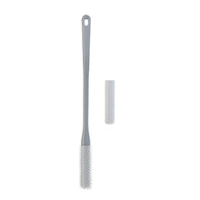 Load image into Gallery viewer, Toe Seam Cleaning Brush Relieve Itching Exfoliate Extended Handle Soft Rubber Brush Head Convenient Storable Foot Cleaning Tool