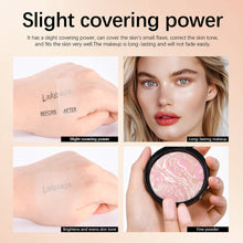 Load image into Gallery viewer, Fine Shimmer Pearl Pressed Powder Semi-matte Oil Control Even Skin Tone Long-lasting Multipurpose Setting Powder Makeup Cosmetics