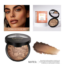 Load image into Gallery viewer, Fine Shimmer Pearl Pressed Powder Semi-matte Oil Control Even Skin Tone Long-lasting Multipurpose Setting Powder Makeup Cosmetics
